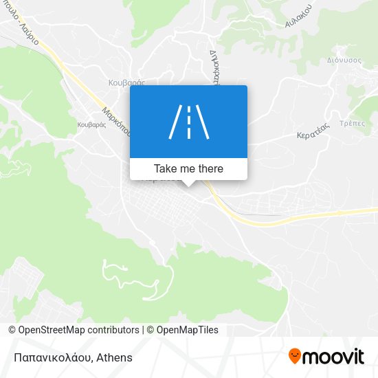 Παπανικολάου map