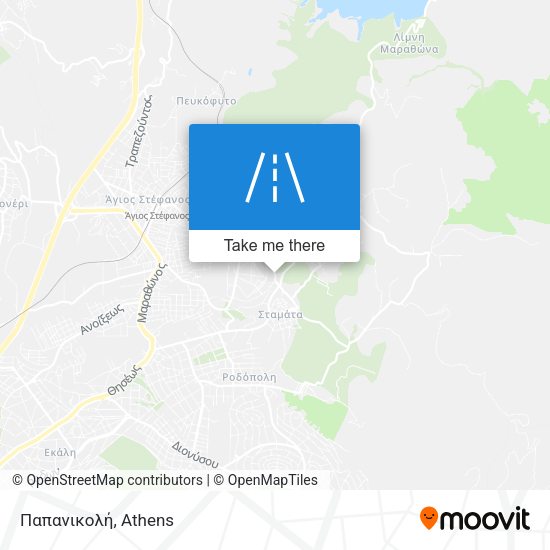 Παπανικολή map