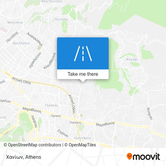 Χανίων map
