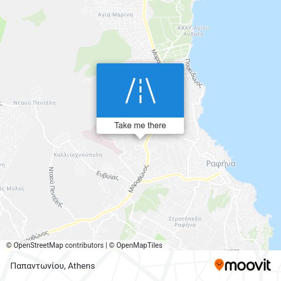 Παπαντωνίου map