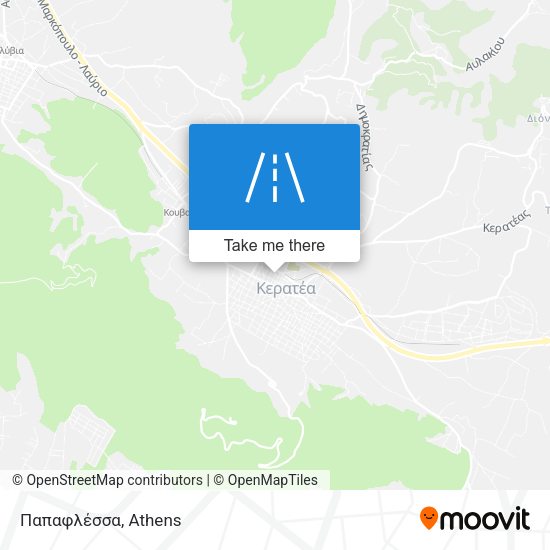 Παπαφλέσσα map