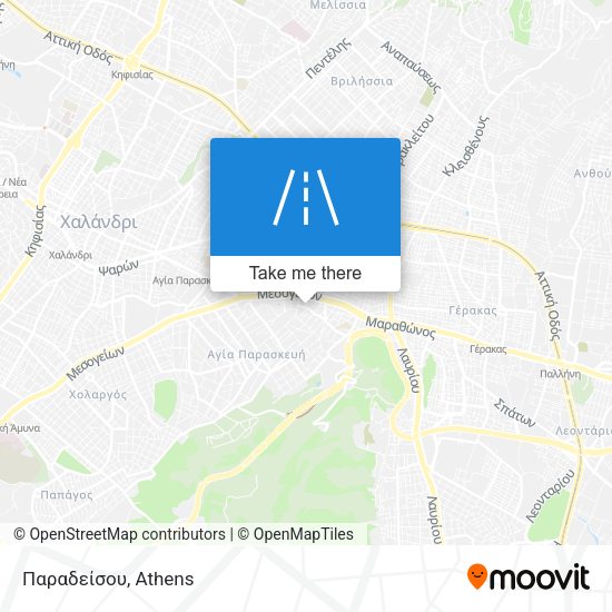 Παραδείσου map