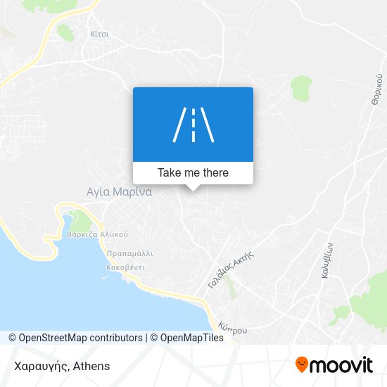 Χαραυγής map
