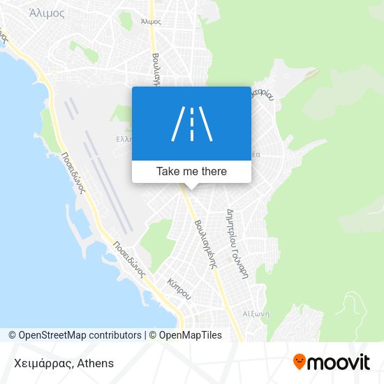Χειμάρρας map