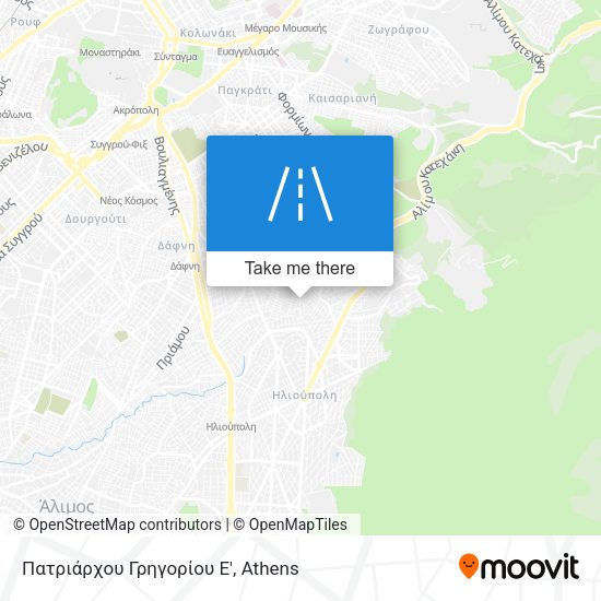 Πατριάρχου Γρηγορίου Ε' map