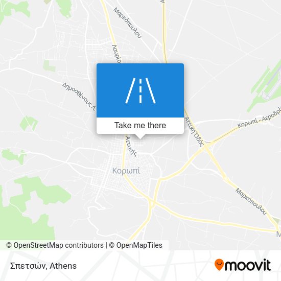 Σπετσών map