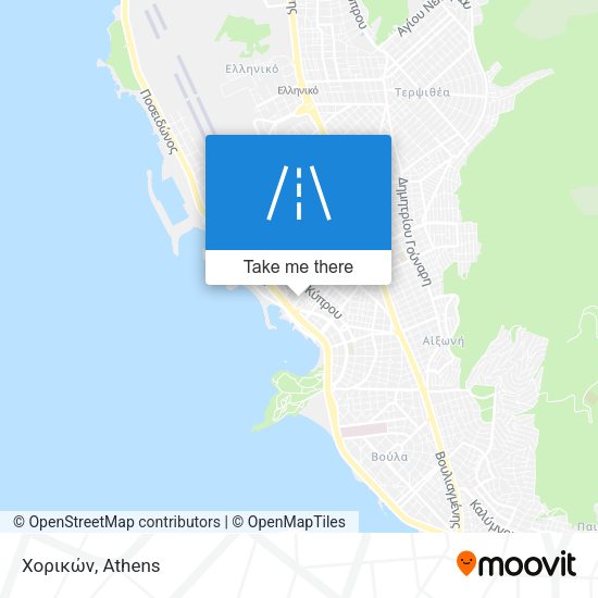 Χορικών map