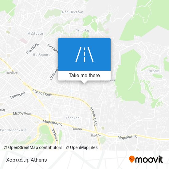 Χορτιάτη map