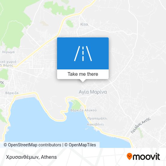 Χρυσανθέμων map