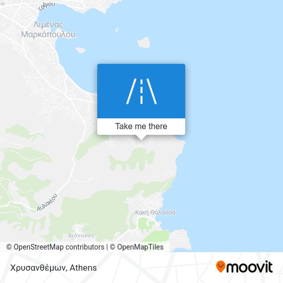 Χρυσανθέμων map