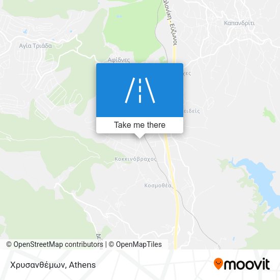 Χρυσανθέμων map