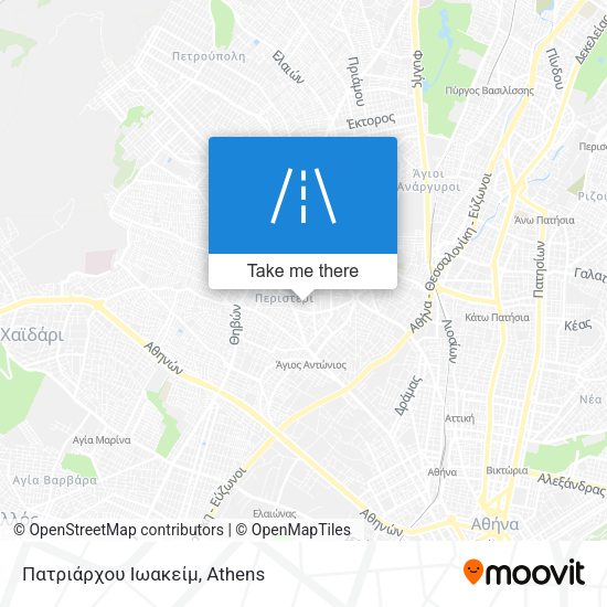 Πατριάρχου Ιωακείμ map