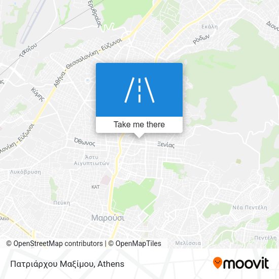 Πατριάρχου Μαξίμου map