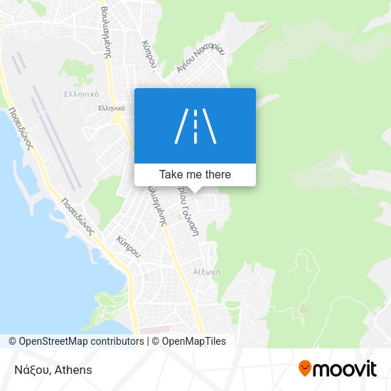 Νάξου map