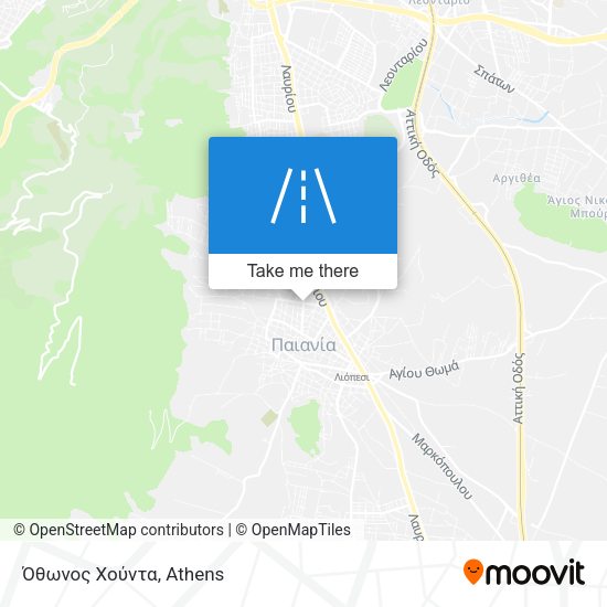 Όθωνος Χούντα map