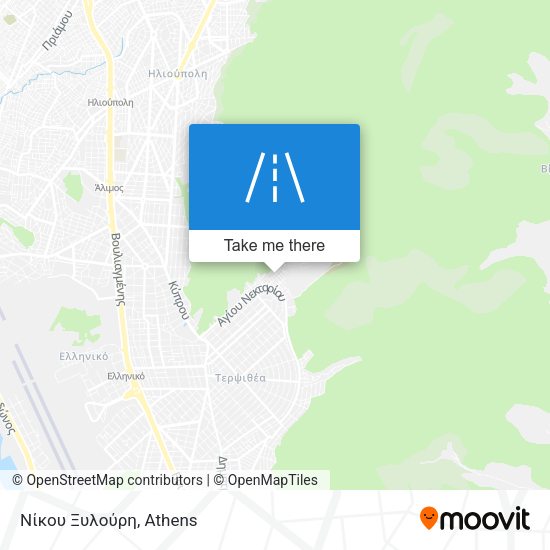 Νίκου Ξυλούρη map