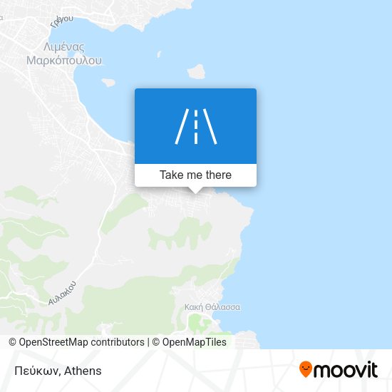 Πεύκων map