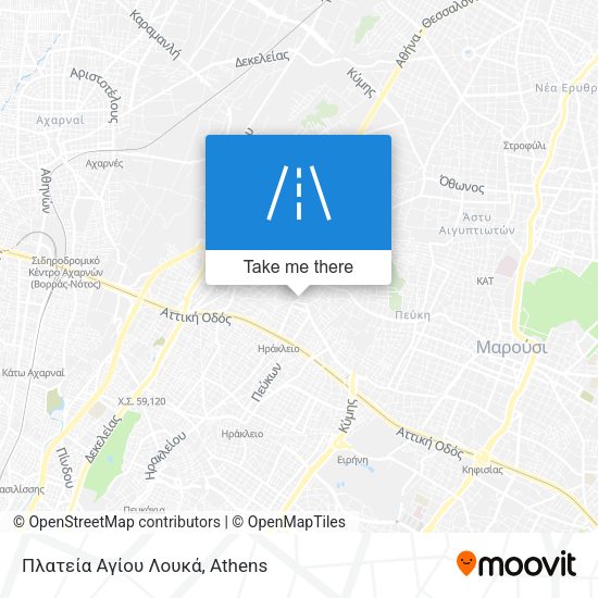 Πλατεία Αγίου Λουκά map