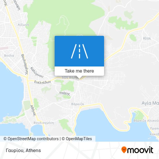 Γαυρίου map