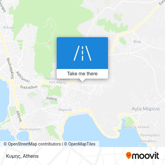 Κυμης map