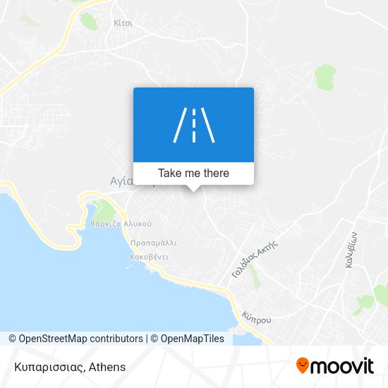 Κυπαρισσιας map