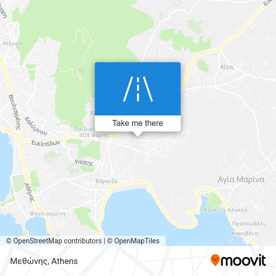 Μεθώνης map