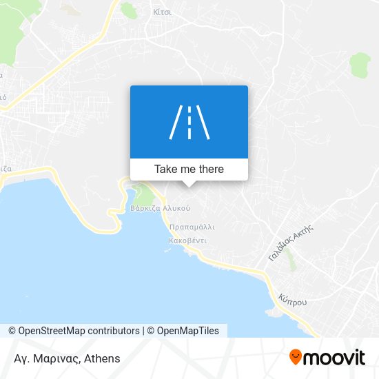 Αγ. Μαρινας map