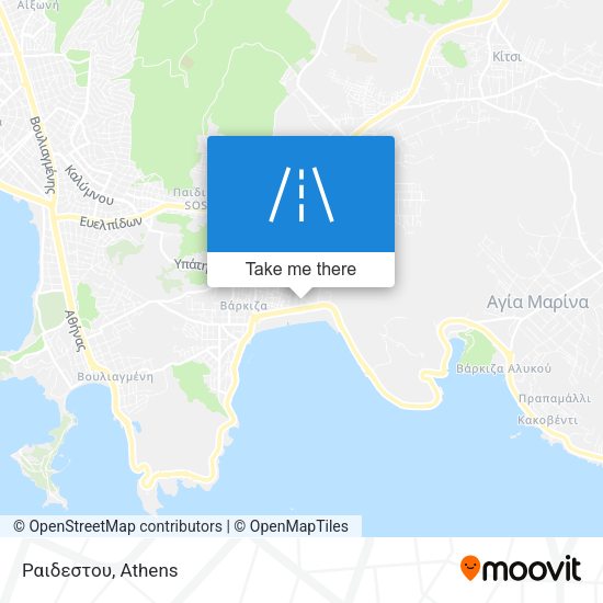 Ραιδεστου map