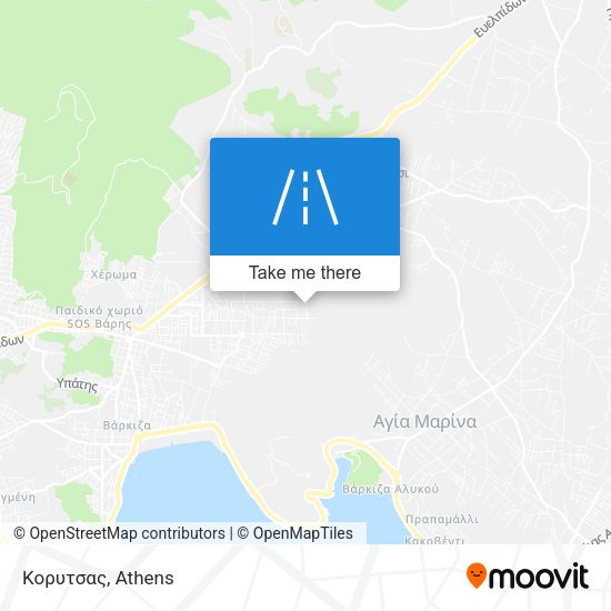 Κορυτσας map