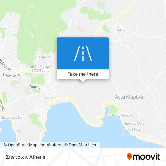 Σπετσων map