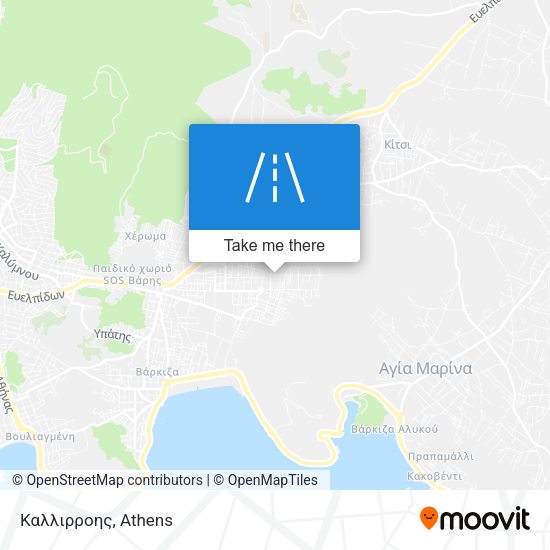 Καλλιρροης map
