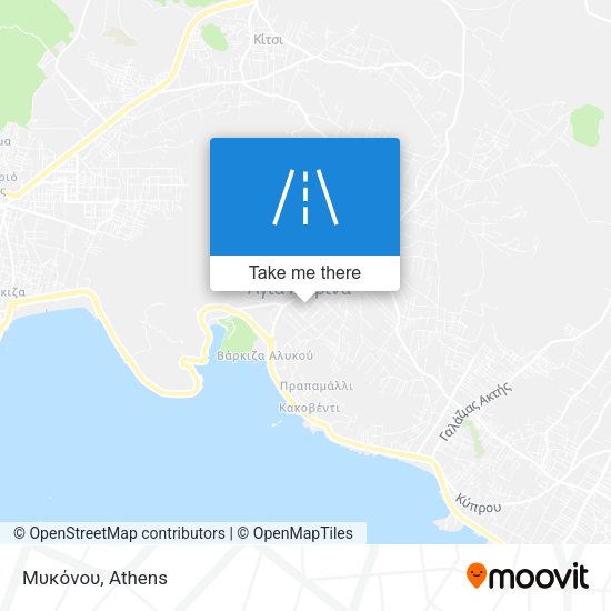 Μυκόνου map