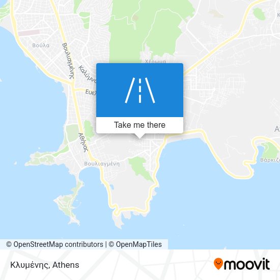 Κλυμένης map