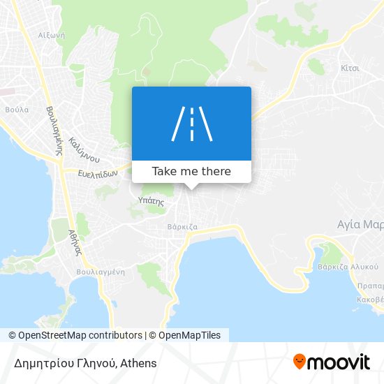 Δημητρίου Γληνού map