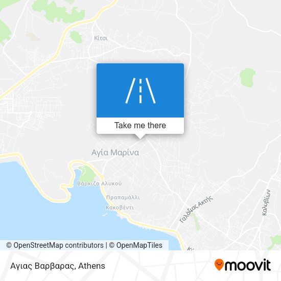 Αγιας Βαρβαρας map