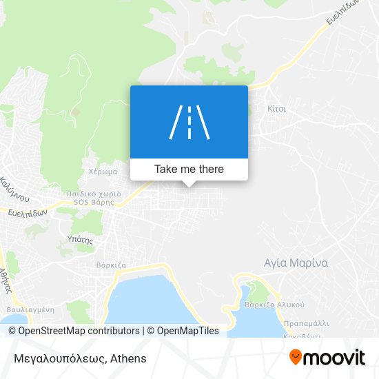 Μεγαλουπόλεως map