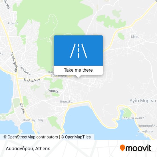 Λυσσανδρου map