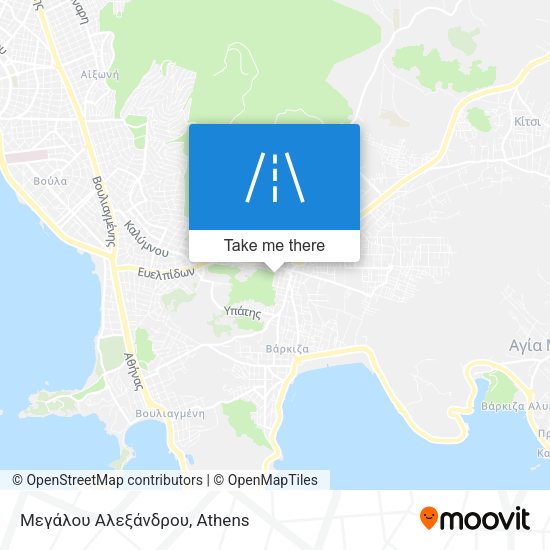 Μεγάλου Αλεξάνδρου map