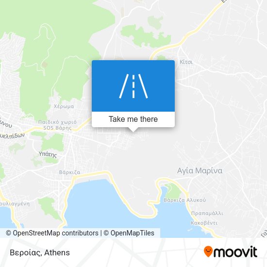 Βεροίας map