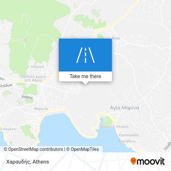 Χαραυδής map
