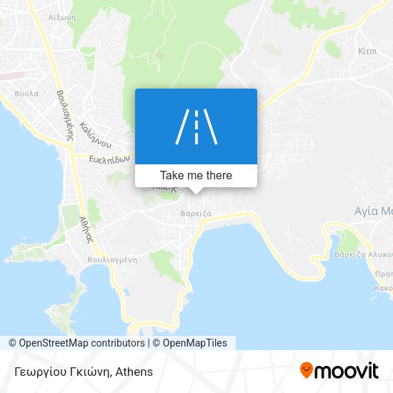 Γεωργίου Γκιώνη map