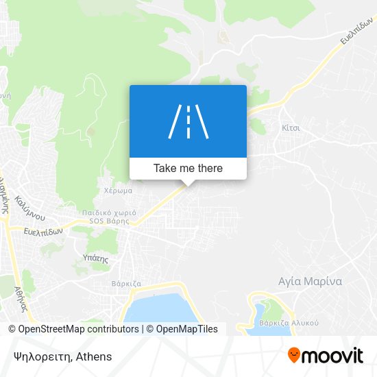 Ψηλορειτη map