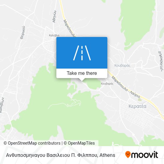 Ανθυποσμηναγου Βασιλειου Π. Φιλππου map