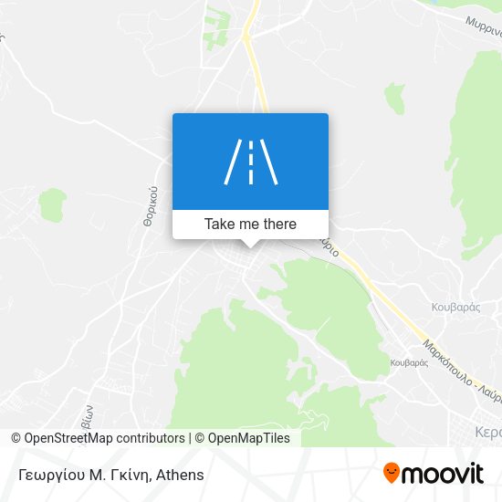 Γεωργίου Μ. Γκίνη map