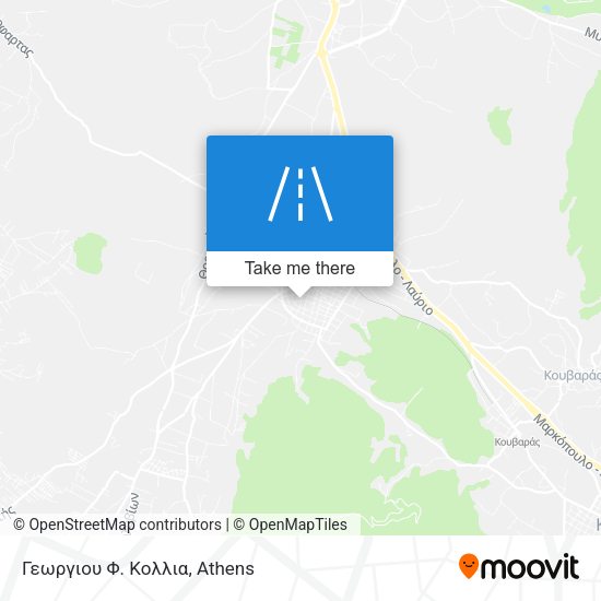 Γεωργιου Φ. Κολλια map