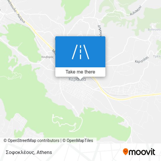 Σοφοκλέους map