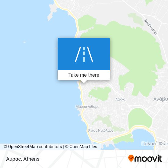 Αύρας map