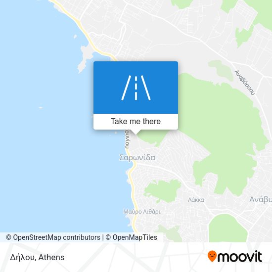 Δήλου map
