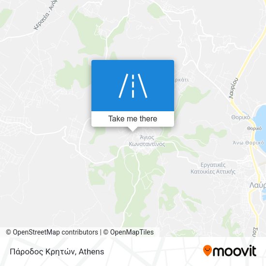 Πάροδος Κρητών map