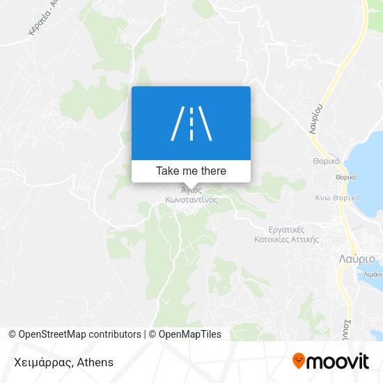 Χειμάρρας map